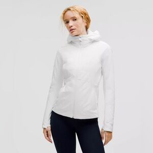 Lululemon Another Mile Jacket White size 12 New Never Worn